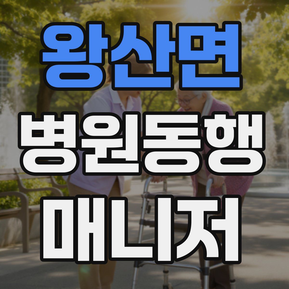 왕산면 병원동행매니저 자격증