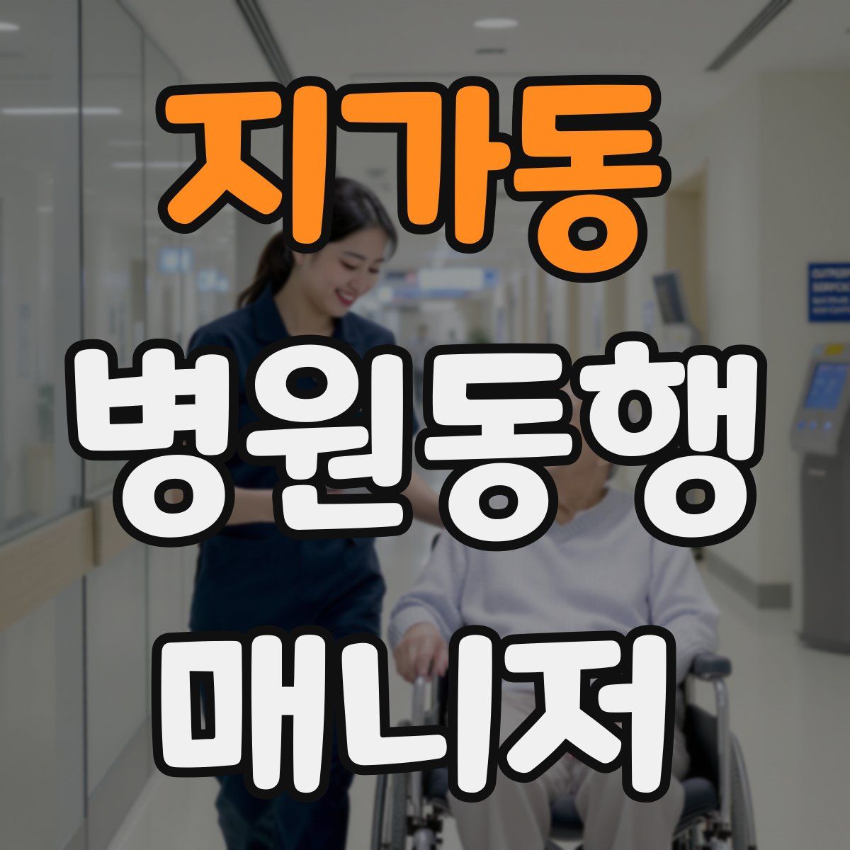 지가동 병원동행매니저 자격증