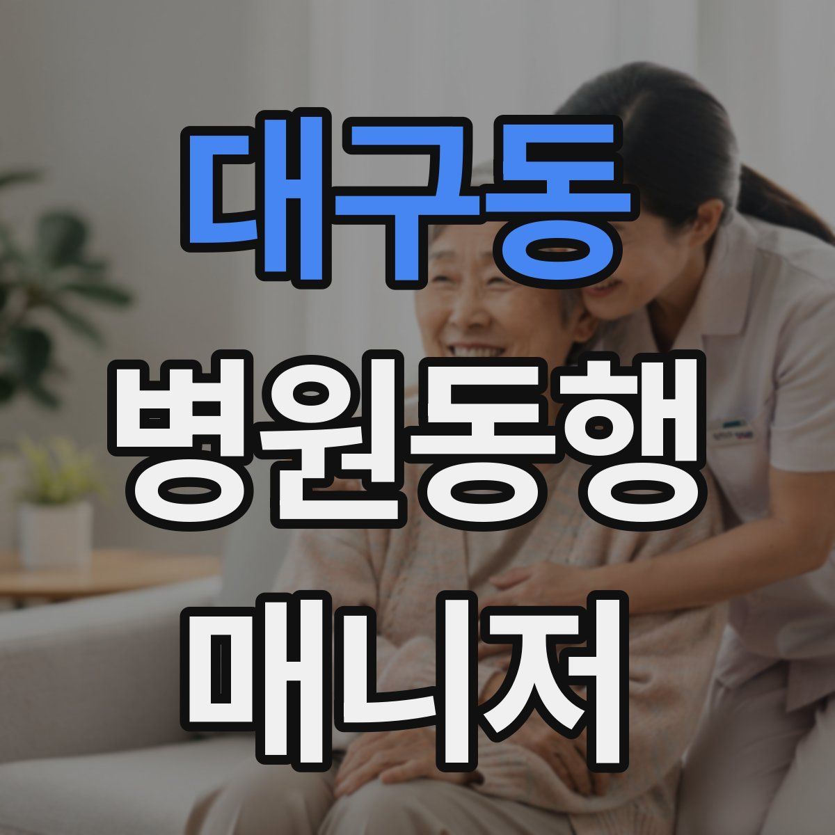 대구동 병원동행매니저 자격증