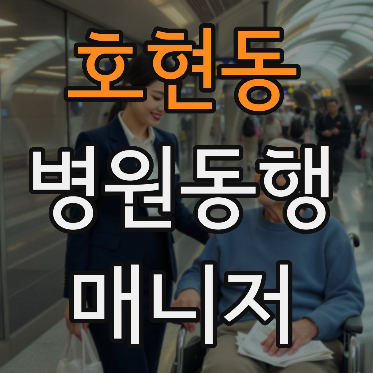 호현동 병원동행매니저 자격증