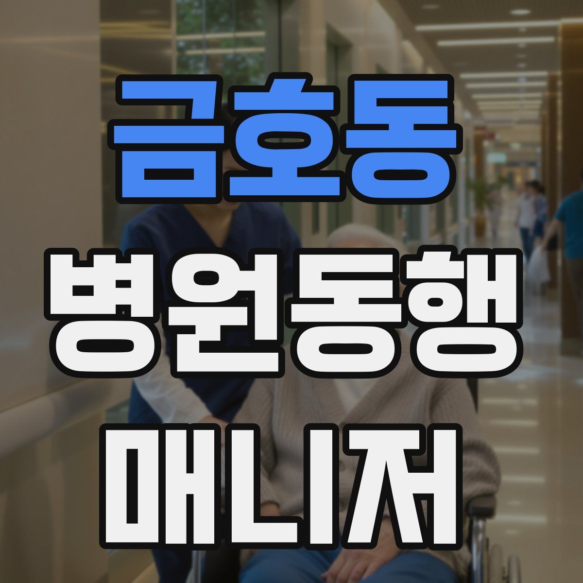 금호동 병원동행매니저 자격증