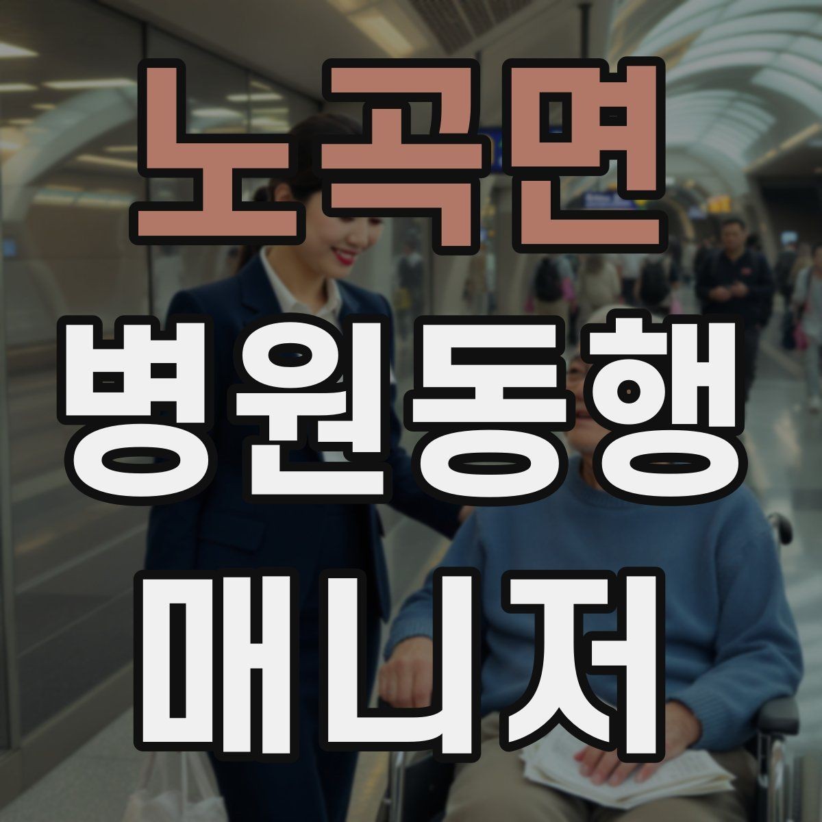 노곡면 병원동행매니저 자격증 휠체어 이용 고객 동행의 기본