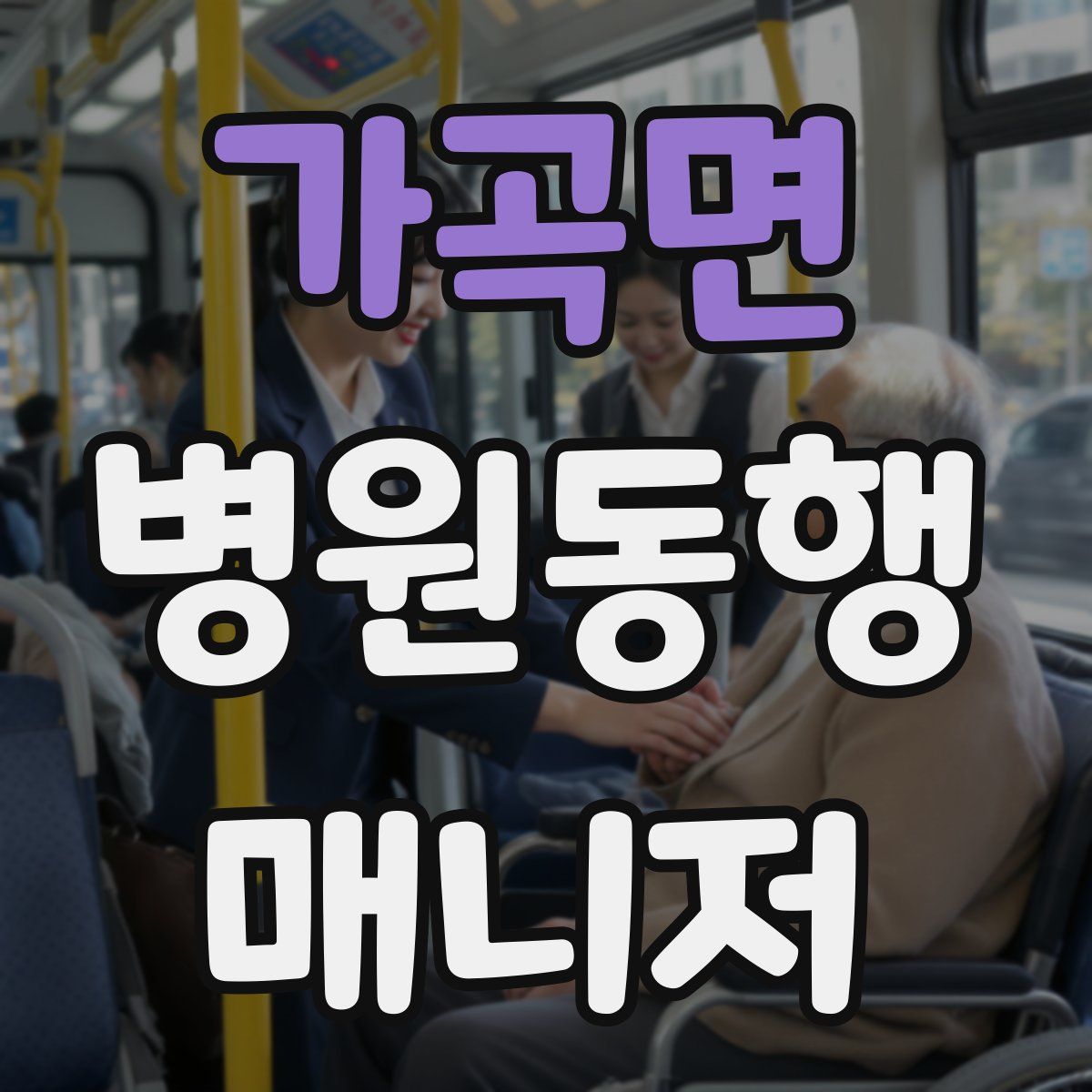 가곡면 병원동행매니저 자격증