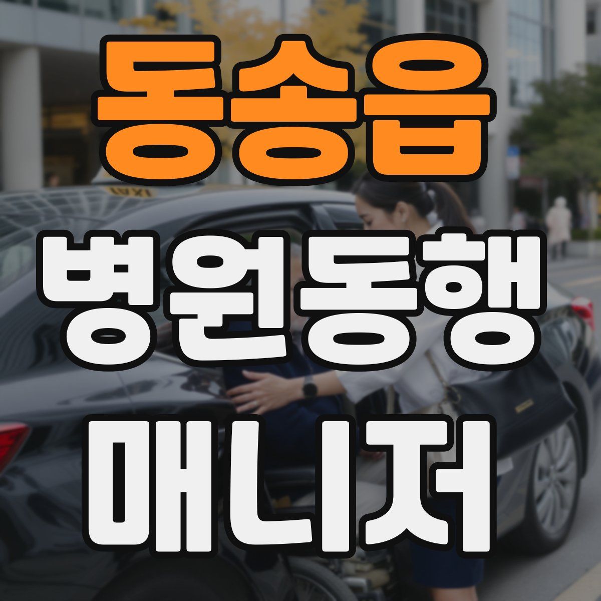 동송읍 병원동행매니저 자격증