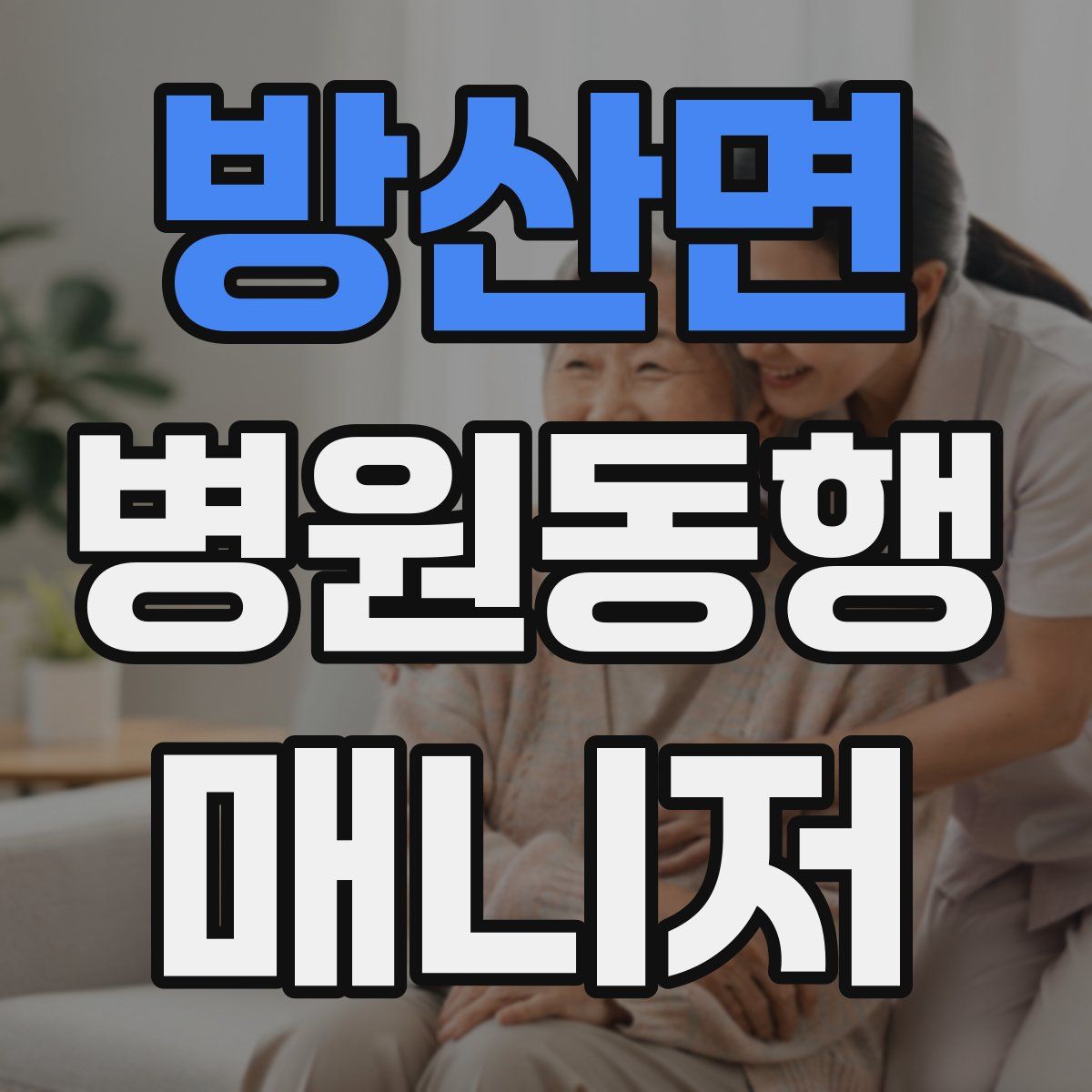 방산면 병원동행매니저 자격증