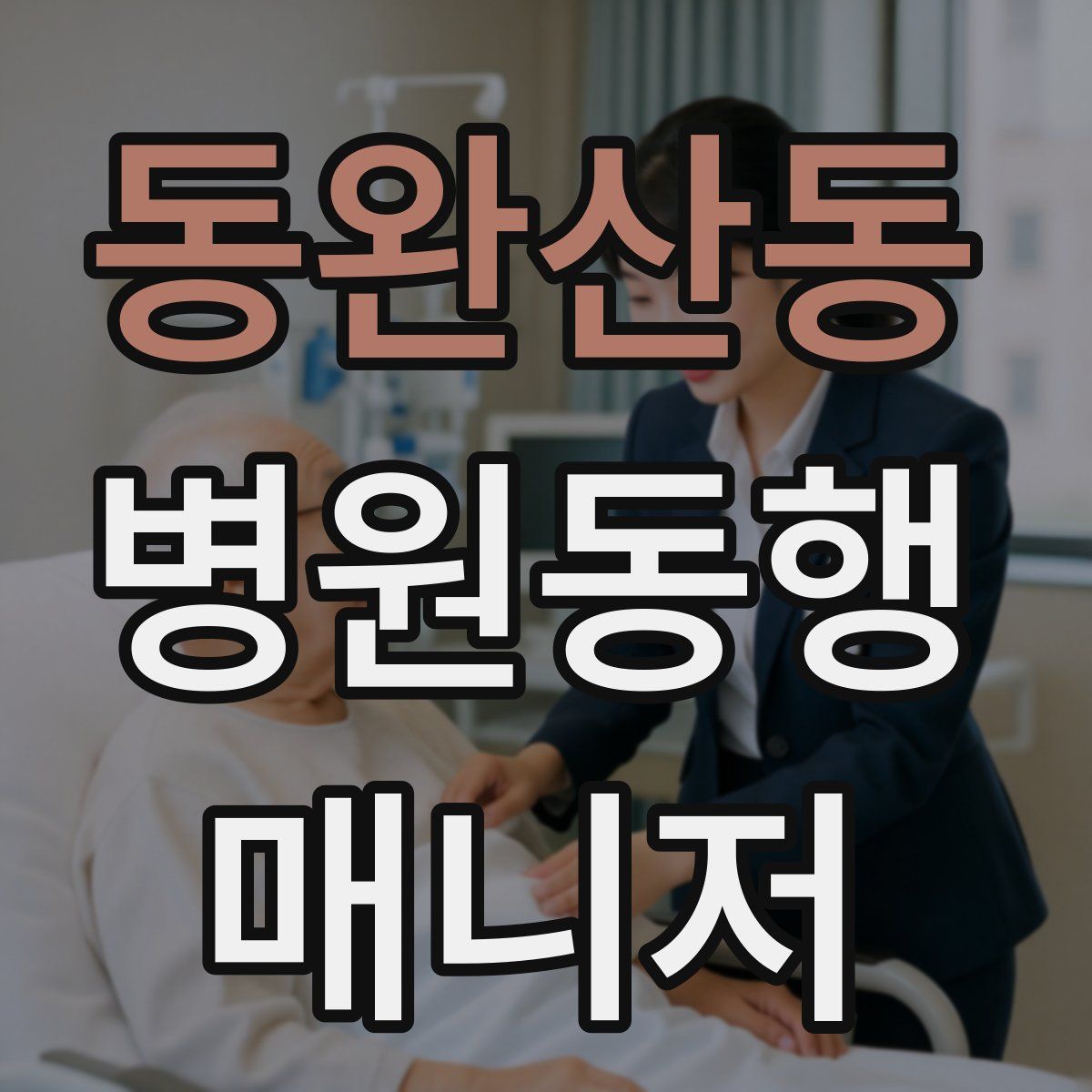 동완산동 병원동행매니저 자격증