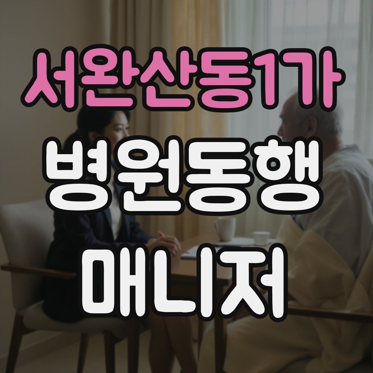 서완산동1가 병원동행매니저 자격증 재진 예약까지 연결하는 방법