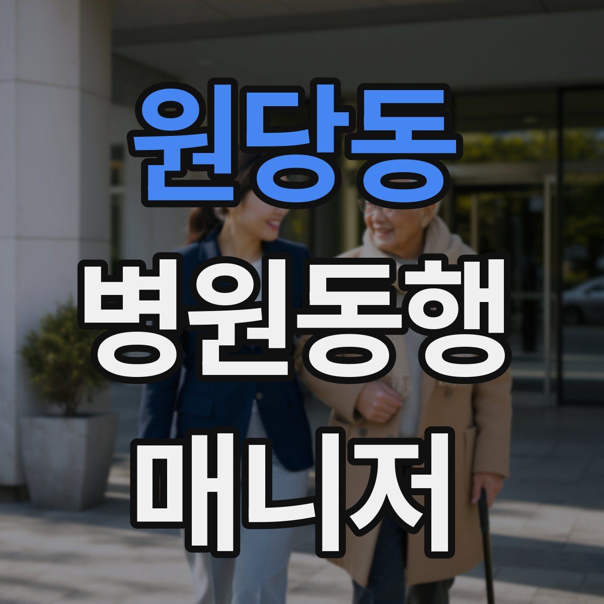 원당동 병원동행매니저 자격증