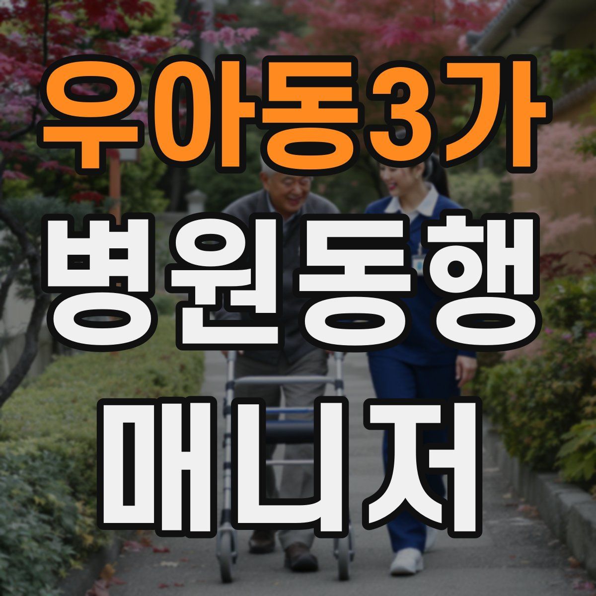 우아동3가 병원동행매니저 자격증
