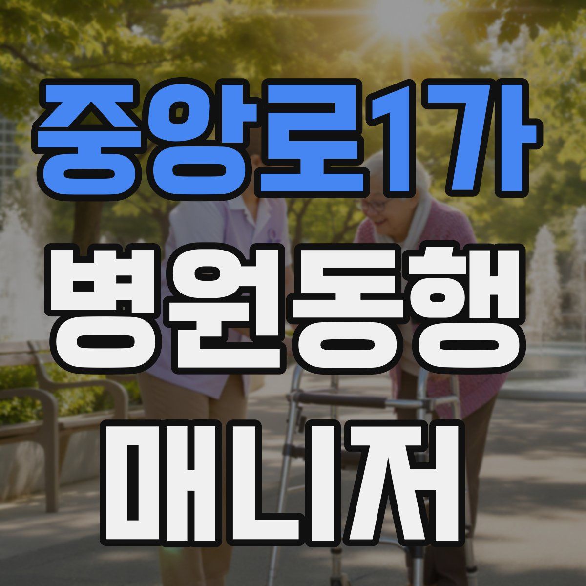 중앙로1가 병원동행매니저 자격증