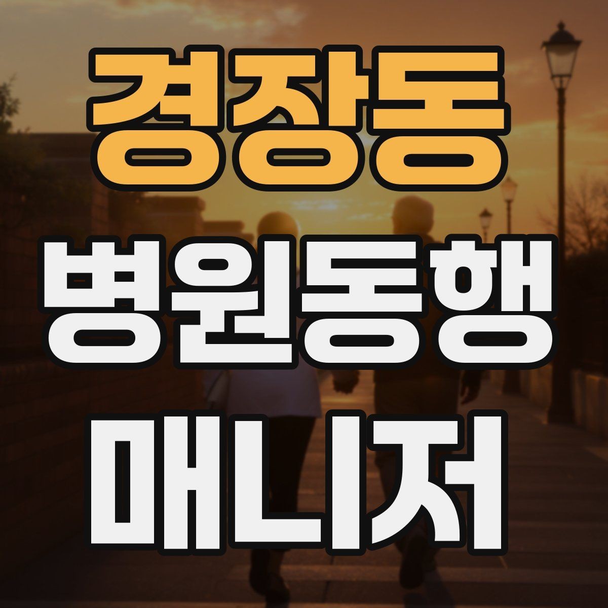 경장동 병원동행매니저 자격증 안전과 배려를 동시에 지키는 방법