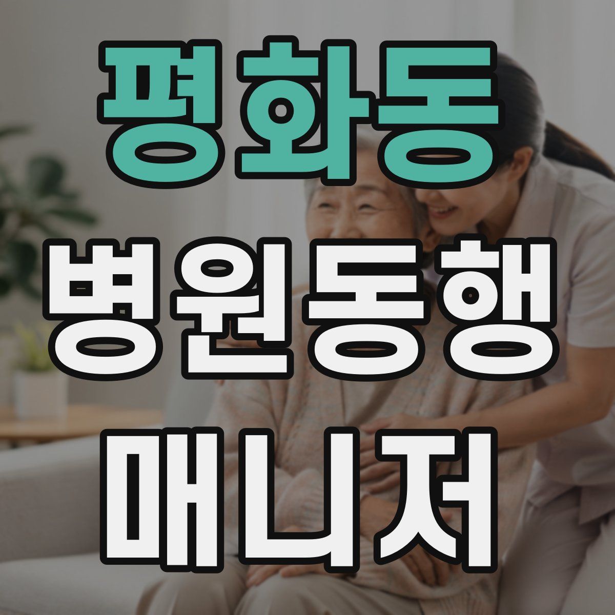 평화동 병원동행매니저 자격증