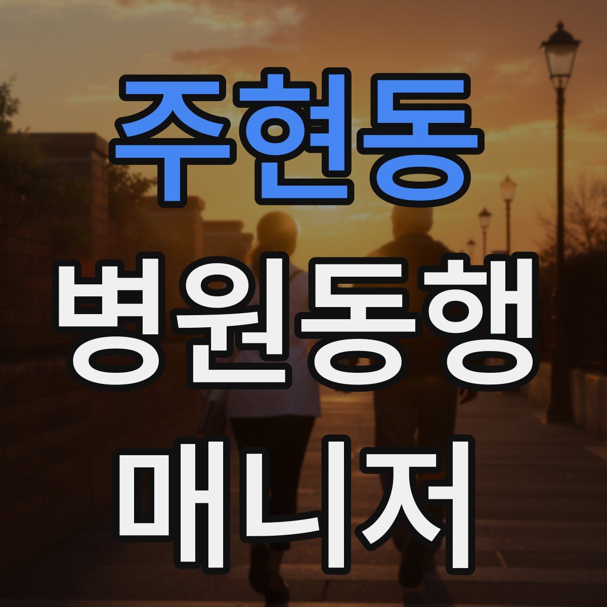 주현동 병원동행매니저 자격증