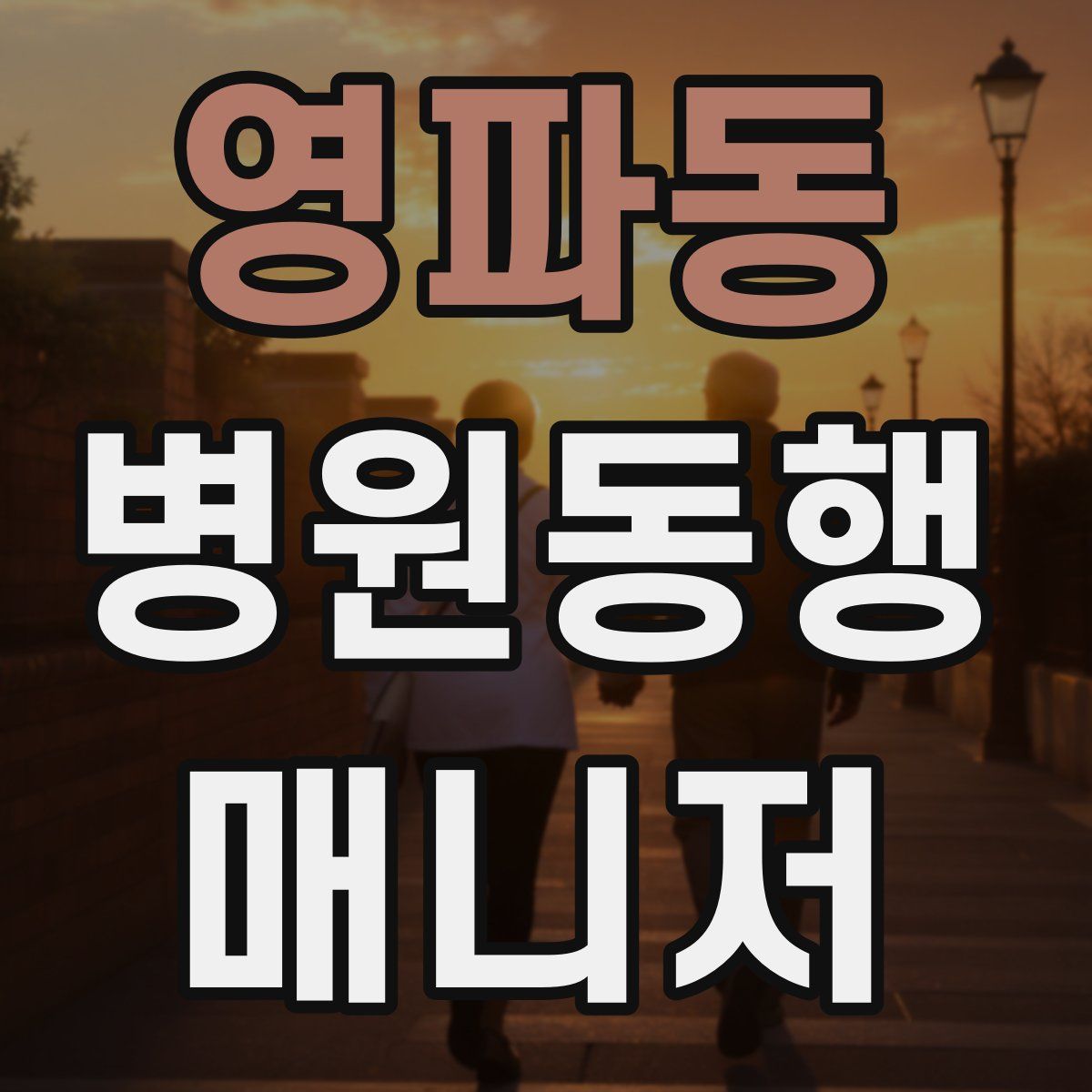 영파동 병원동행매니저 자격증