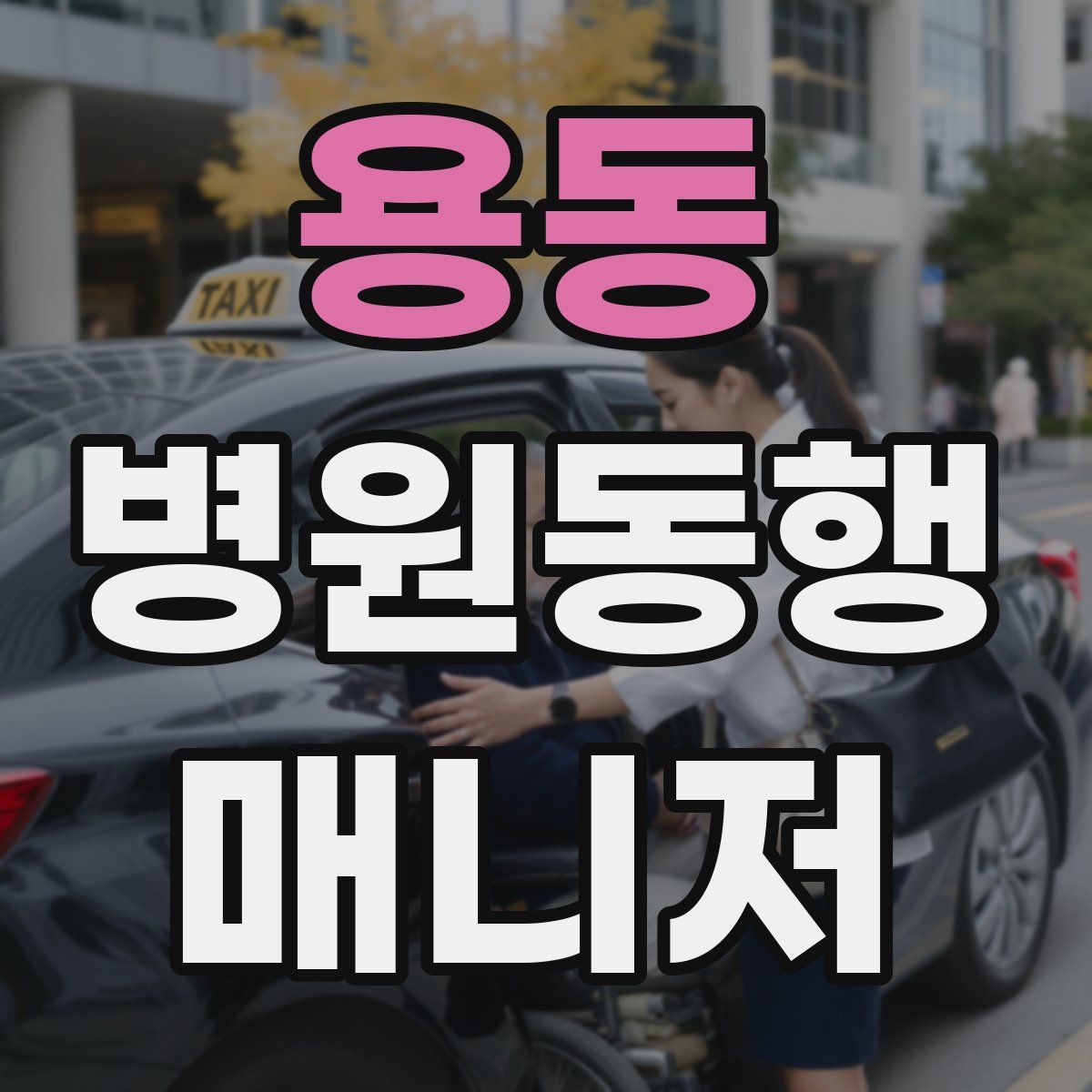 용동 병원동행매니저 자격증