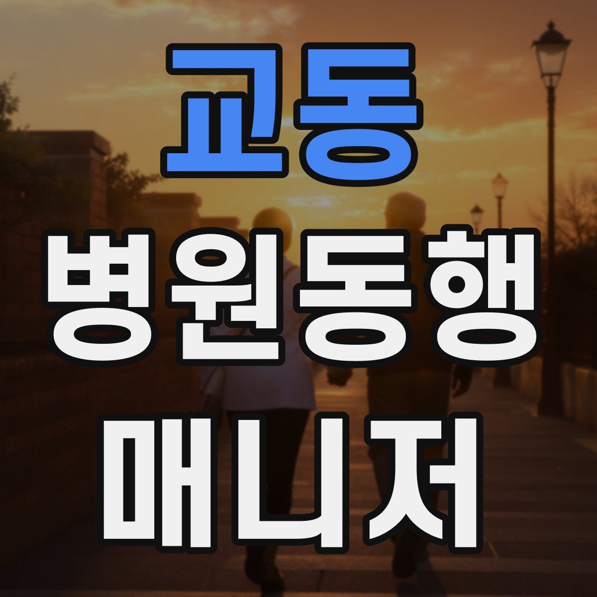 교동 병원동행매니저 자격증