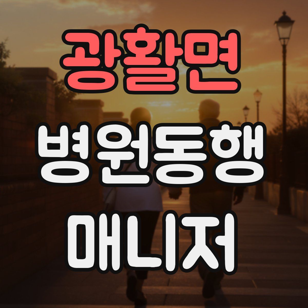 광활면 병원동행매니저 자격증