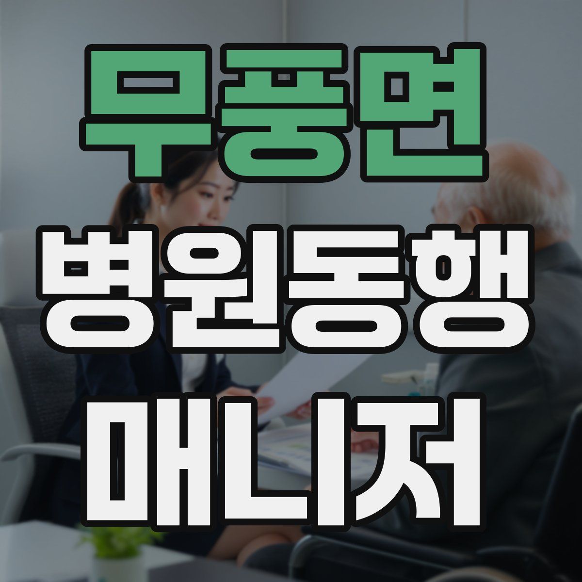 무풍면 병원동행매니저 자격증