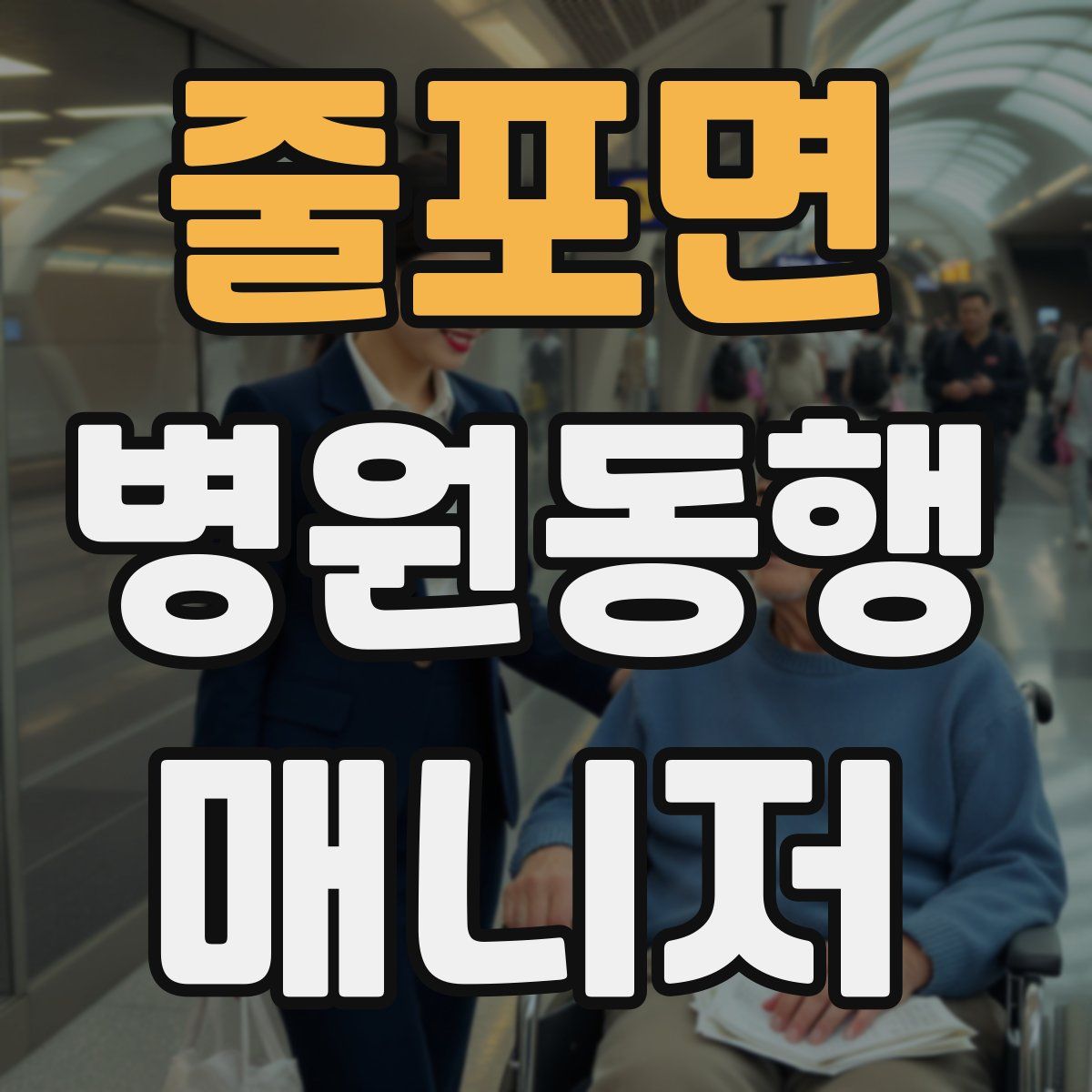 줄포면 병원동행매니저 자격증