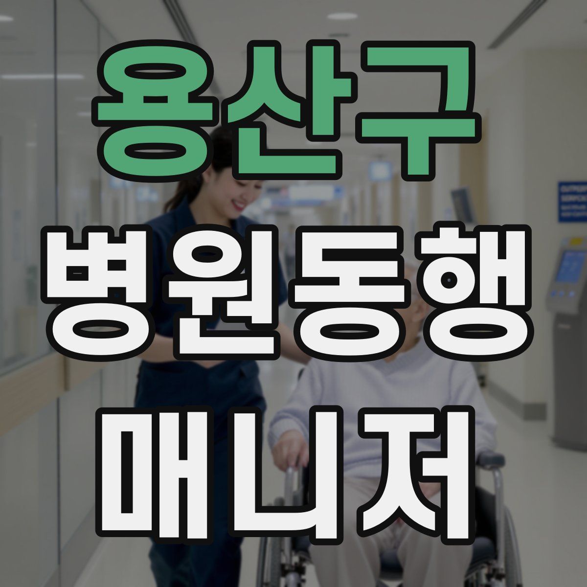 용산구 병원동행매니저 자격증