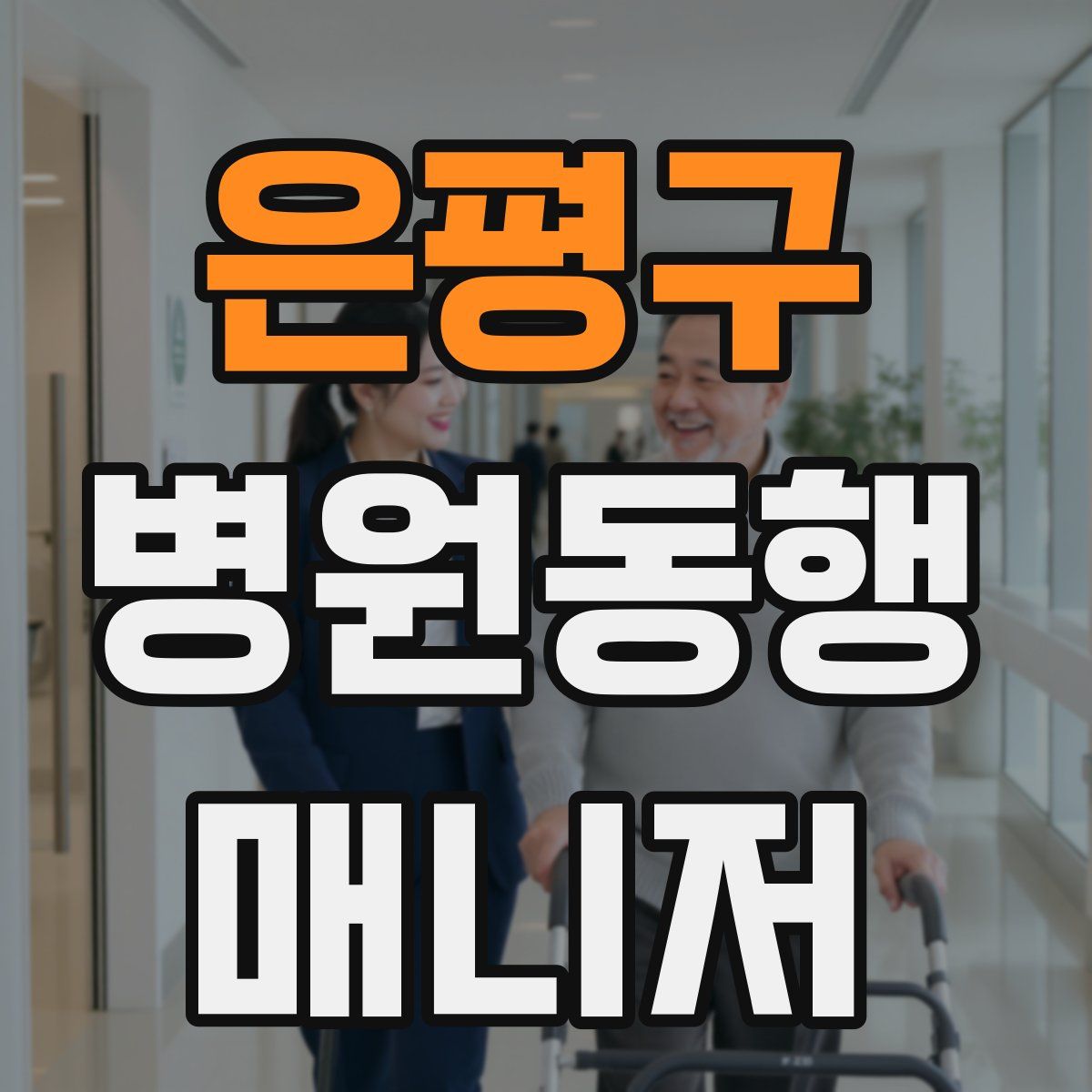은평구 병원동행매니저 자격증