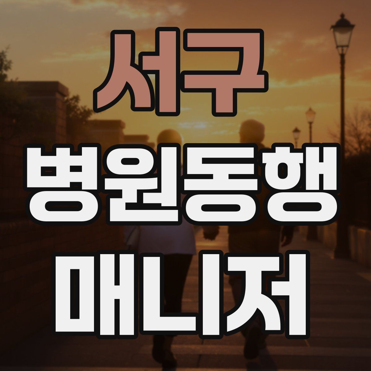 서구 병원동행매니저 자격증