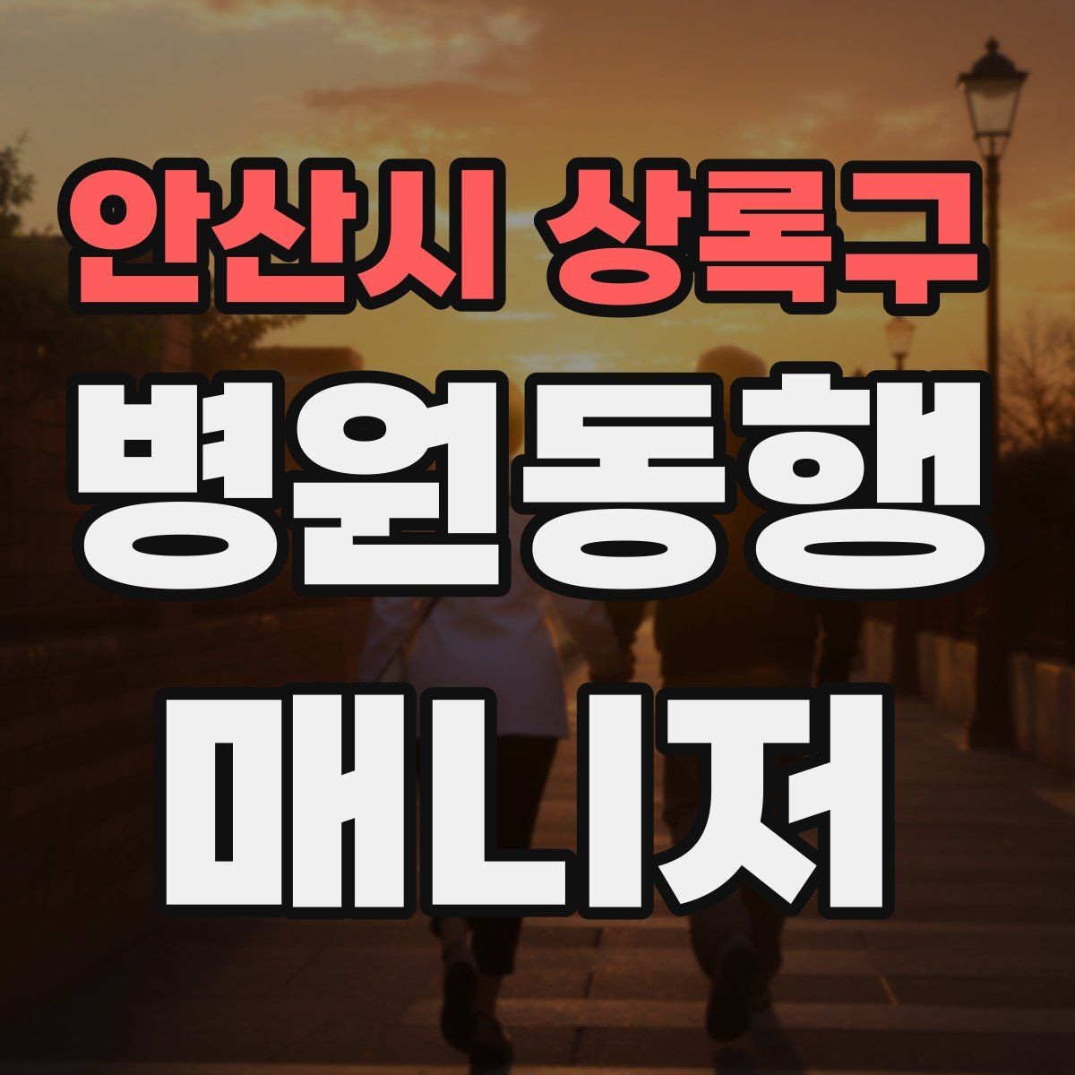 안산시 상록구 병원동행매니저 자격증 일정 확정 전 확인 질문 리스트