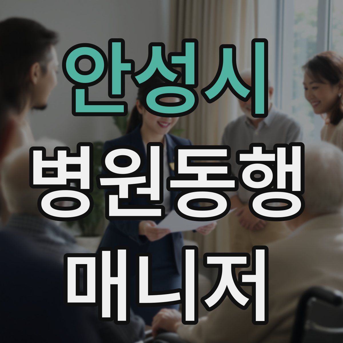 안성시 병원동행매니저 자격증