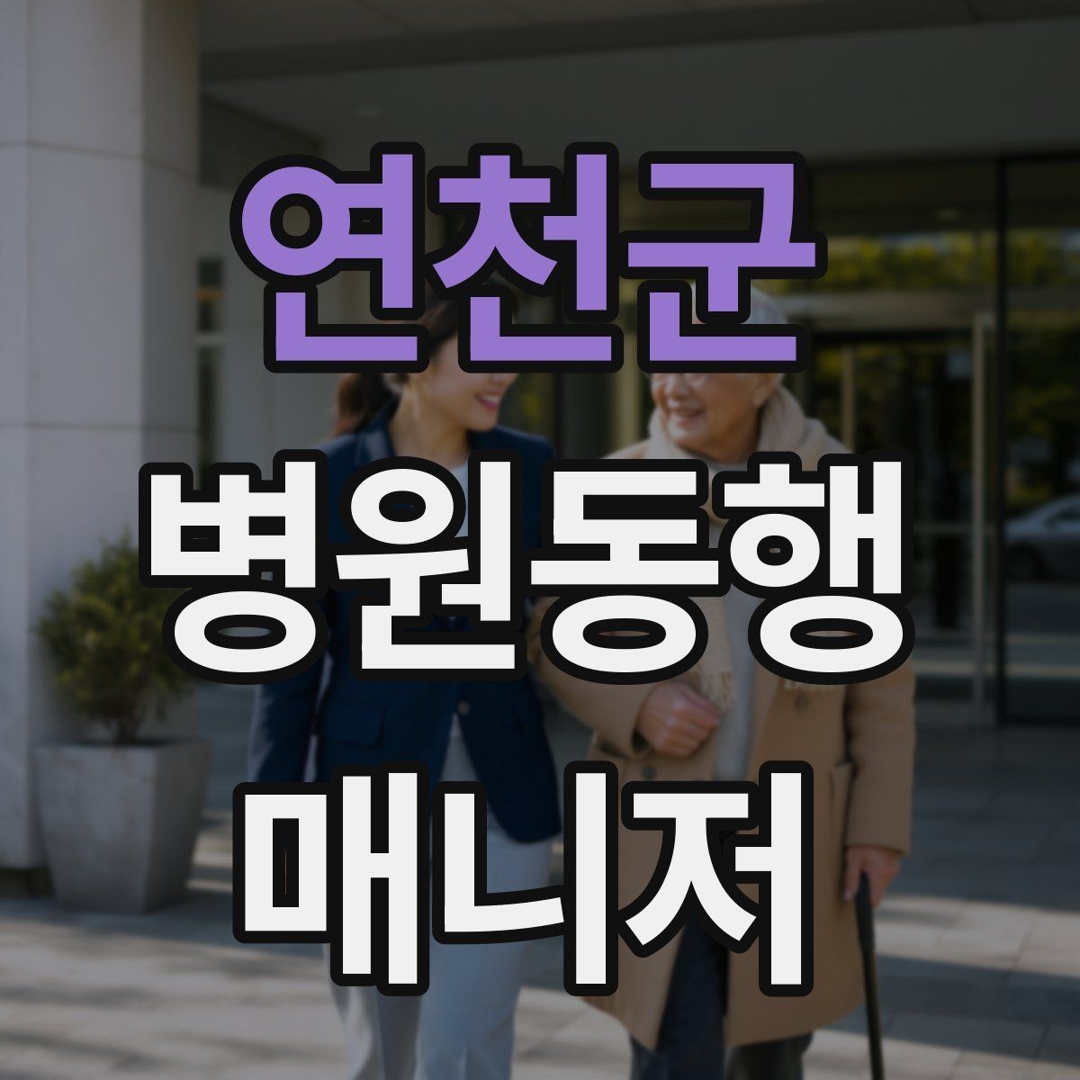 연천군 병원동행매니저 자격증 서비스 범위 문구를 깔끔히 쓰는 방법