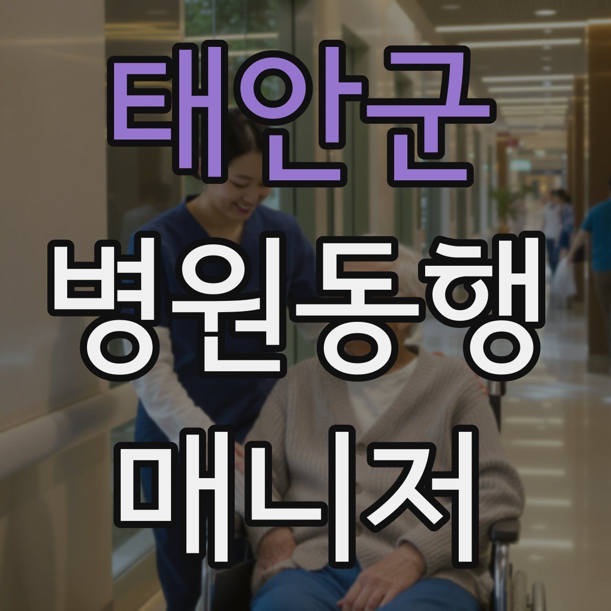 태안군 병원동행매니저 자격증