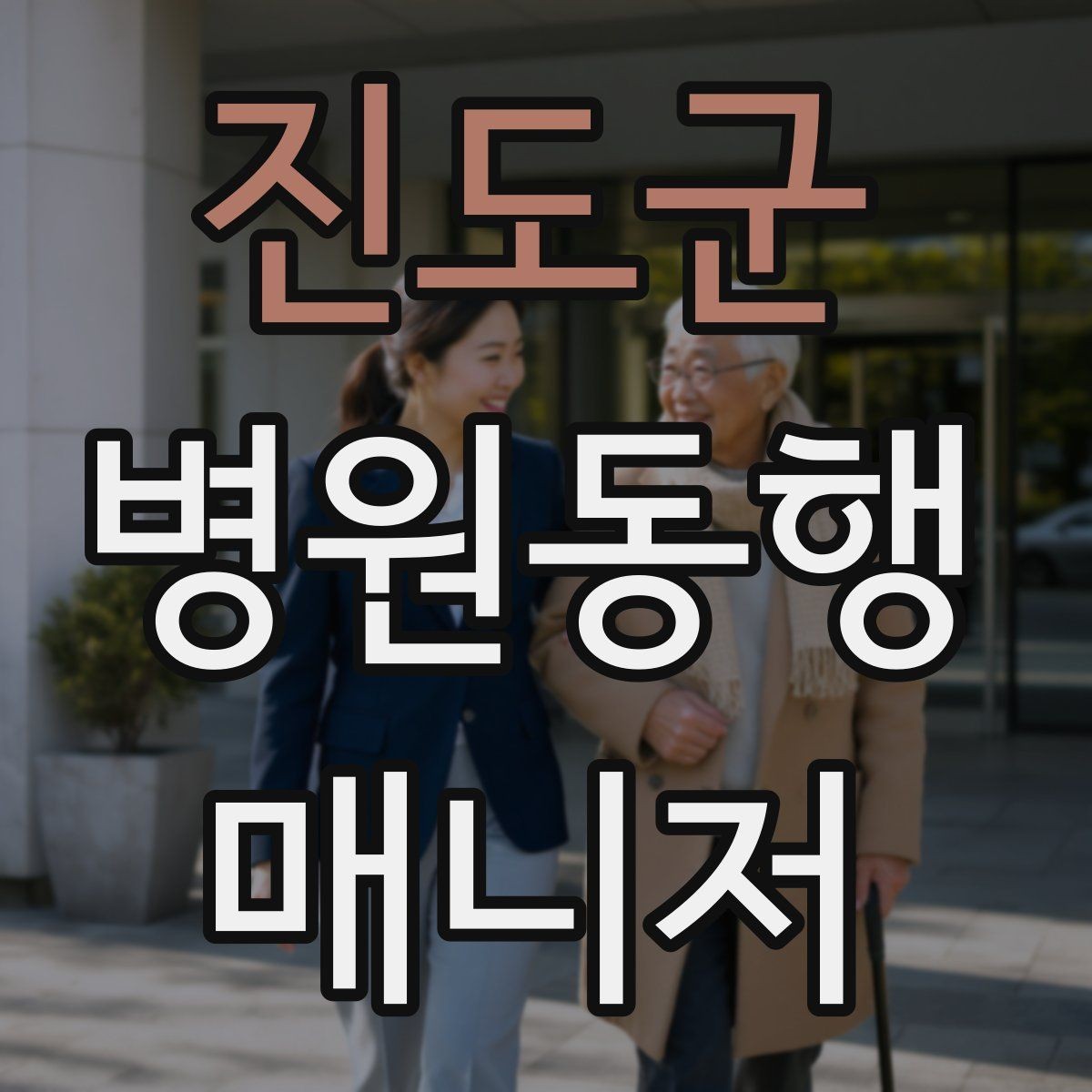 진도군 병원동행매니저 자격증 보호자 부재 시 동행 범위 정하기