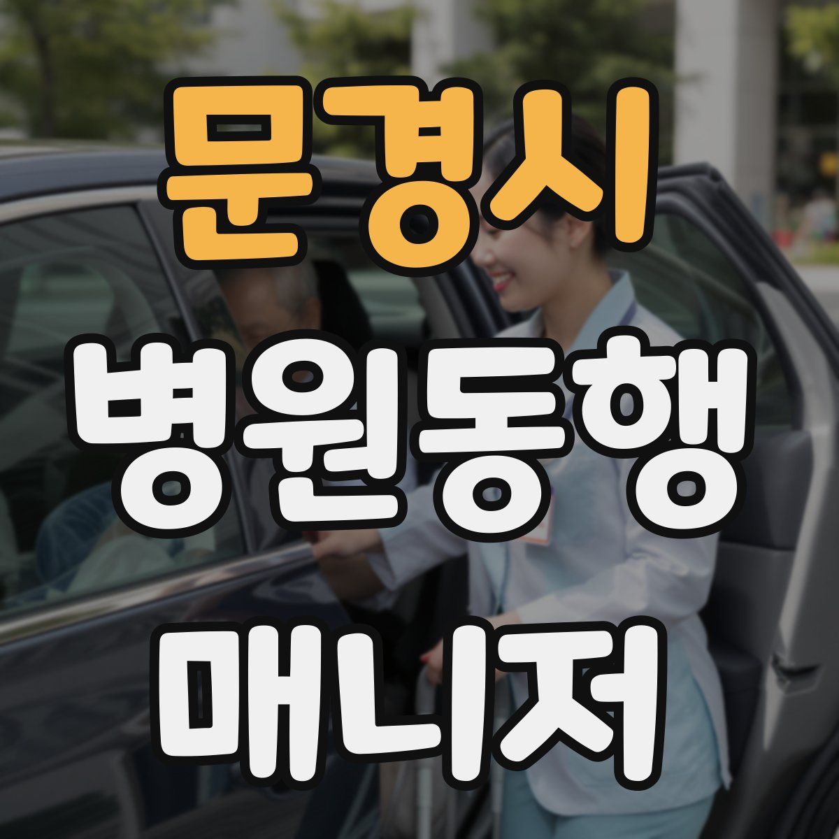 문경시 병원동행매니저 자격증