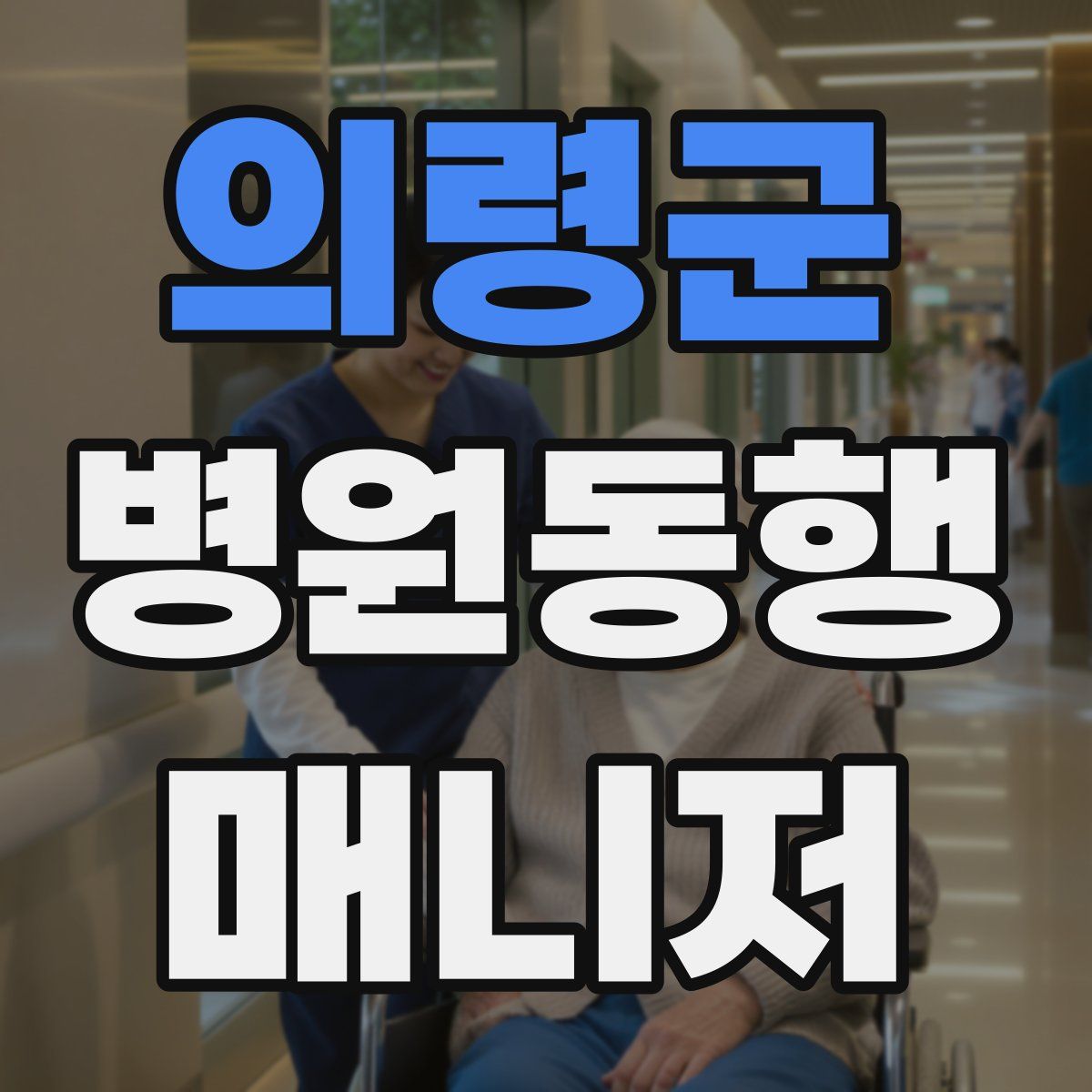 의령군 병원동행매니저 자격증