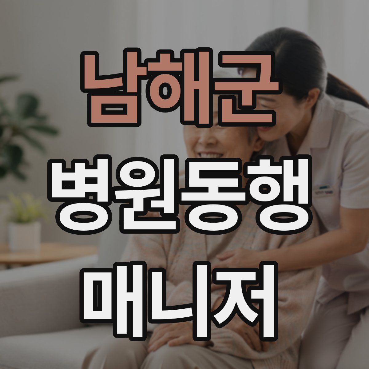 남해군 병원동행매니저 자격증