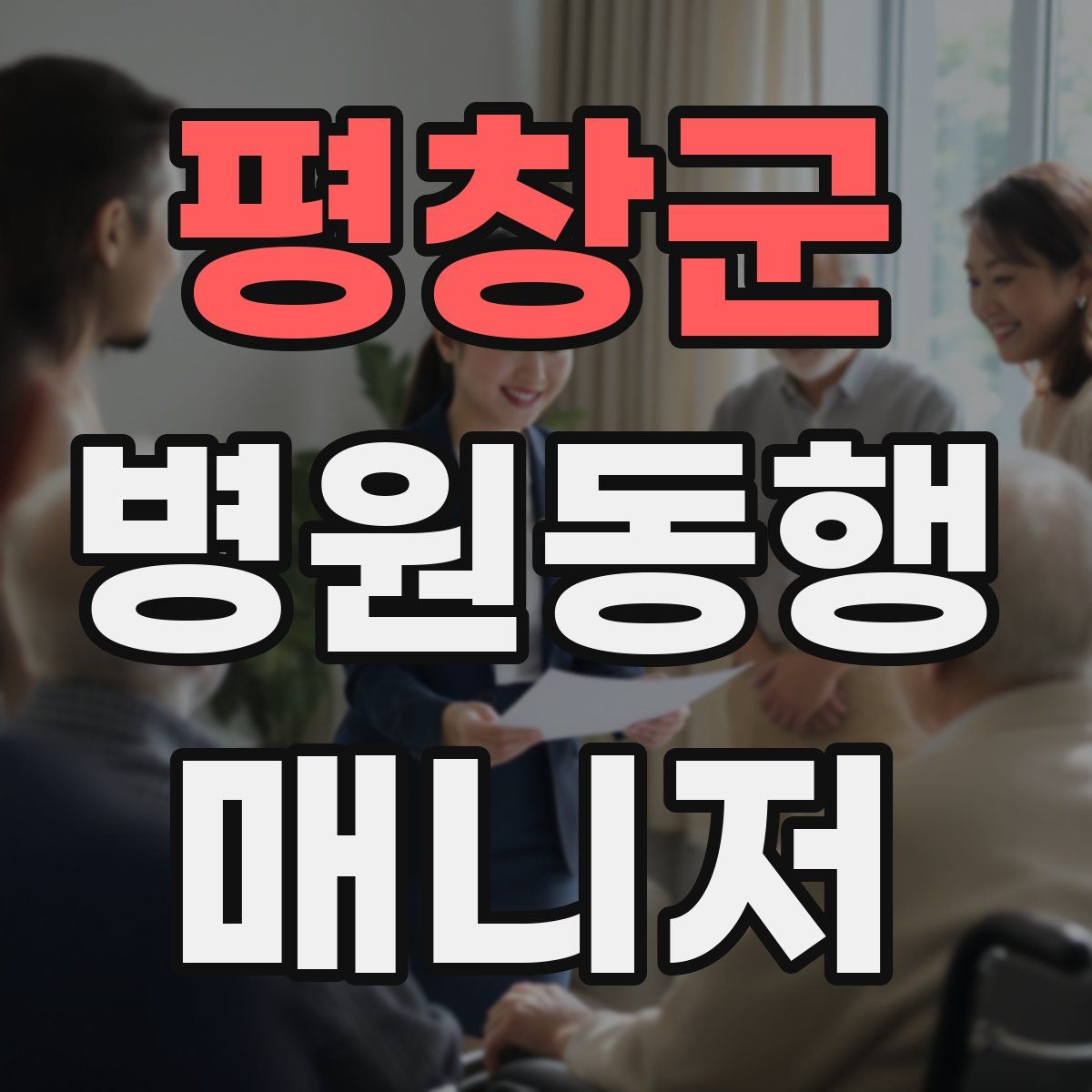 평창군 병원동행매니저 자격증