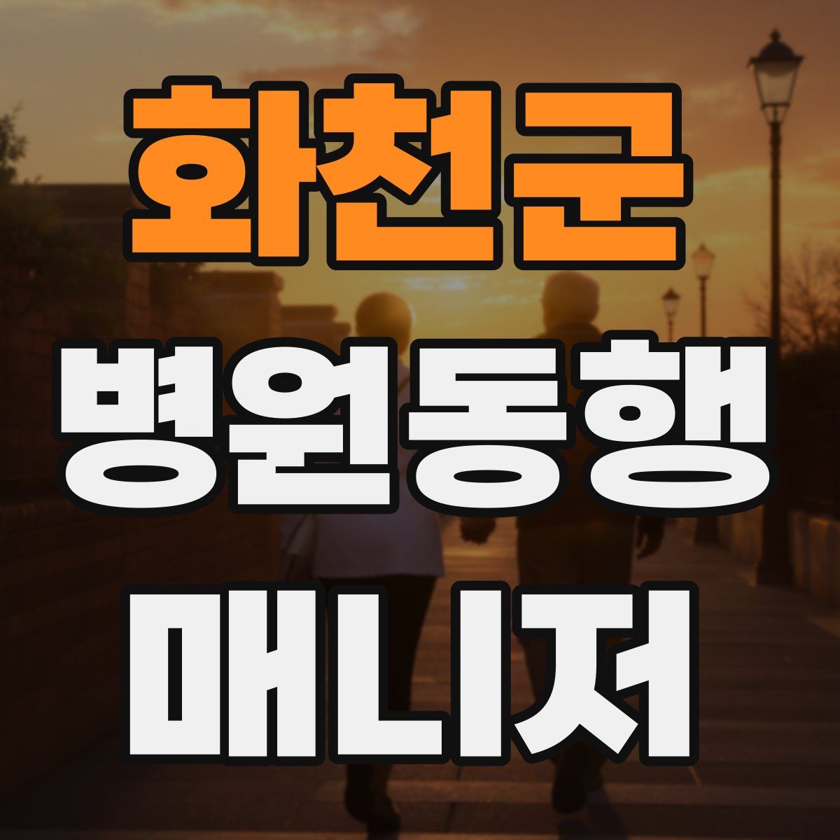 화천군 병원동행매니저 자격증