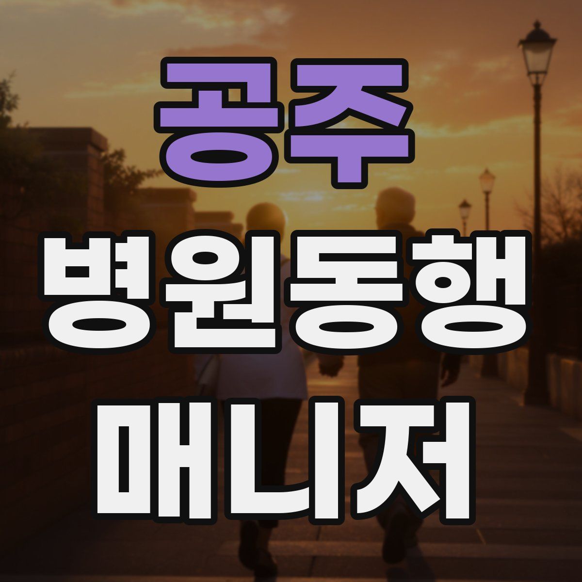 공주 병원동행매니저 자격증