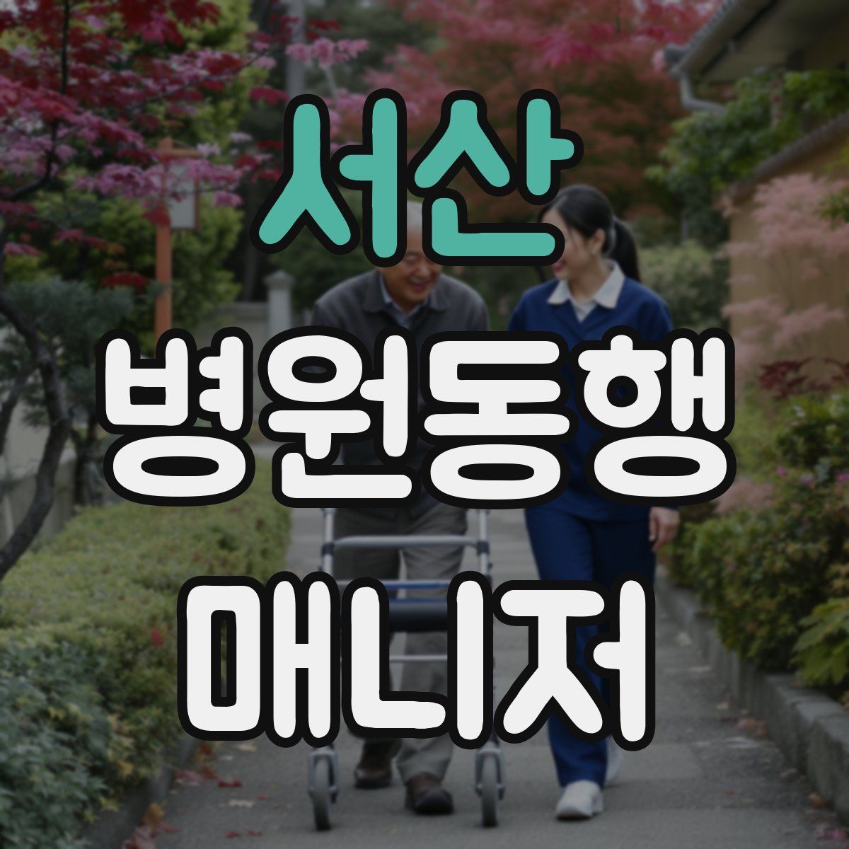 서산 병원동행매니저 자격증