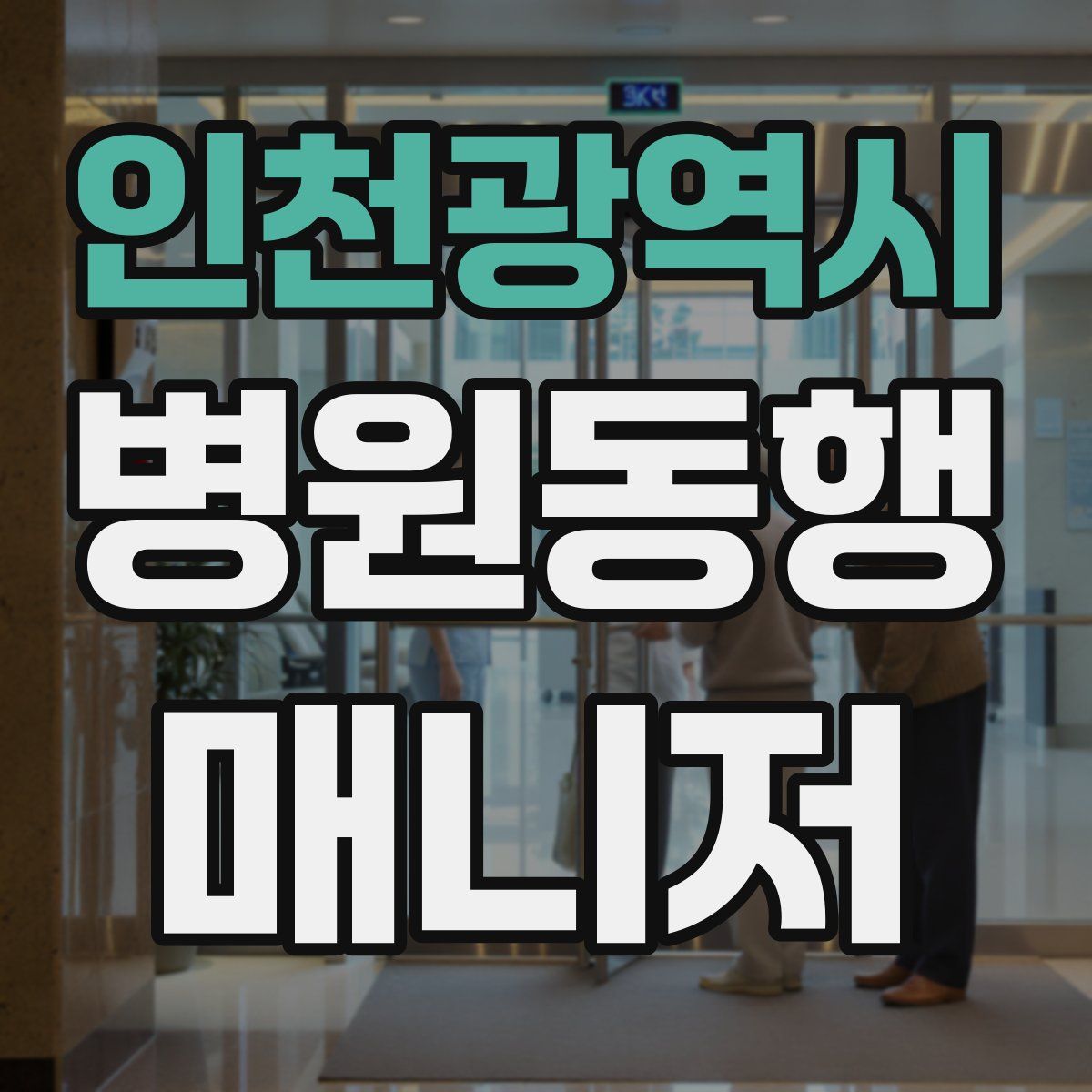 인천광역시 병원동행매니저 자격증