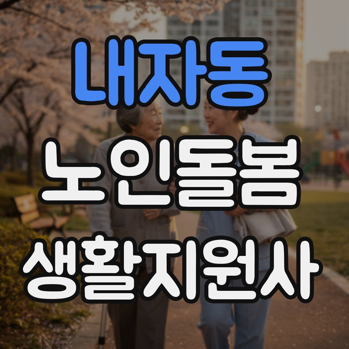 내자동 노인돌봄생활지원사 자격증