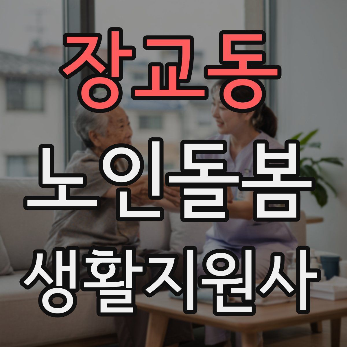 장교동 노인돌봄생활지원사 자격증