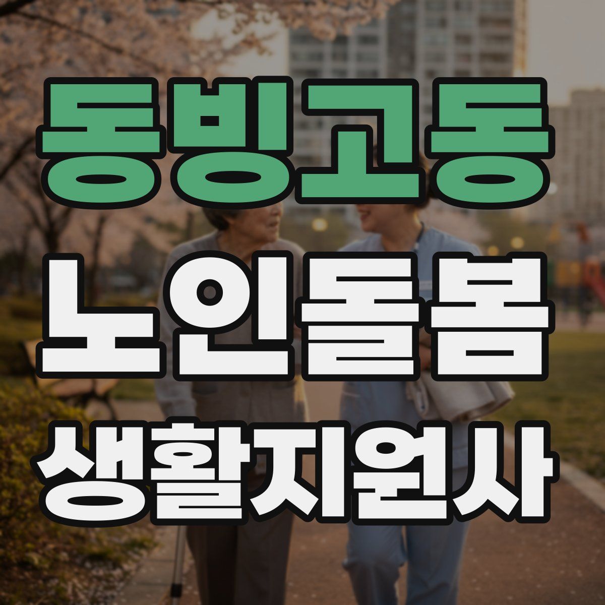 동빙고동 노인돌봄생활지원사 자격증