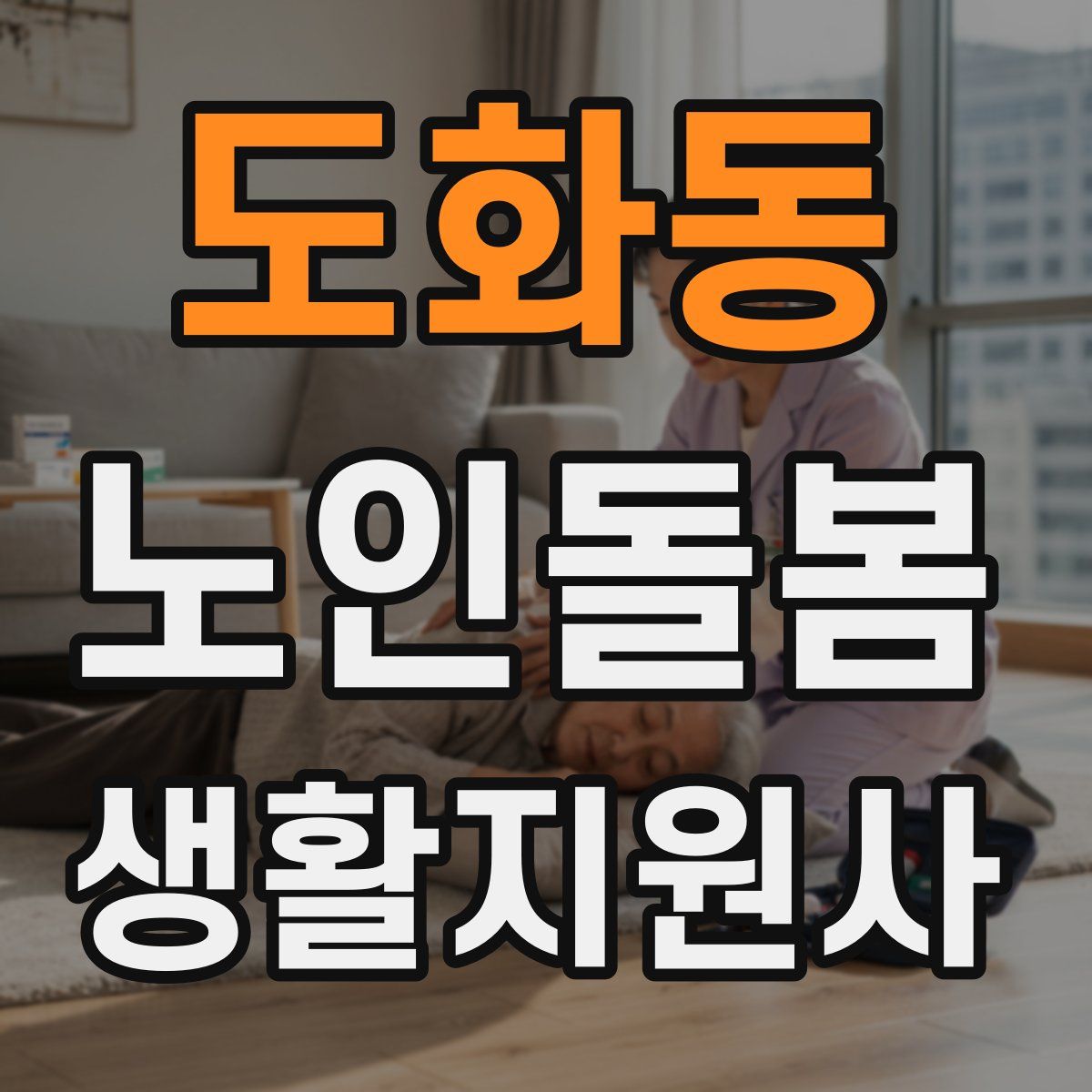 도화동 노인돌봄생활지원사 자격증