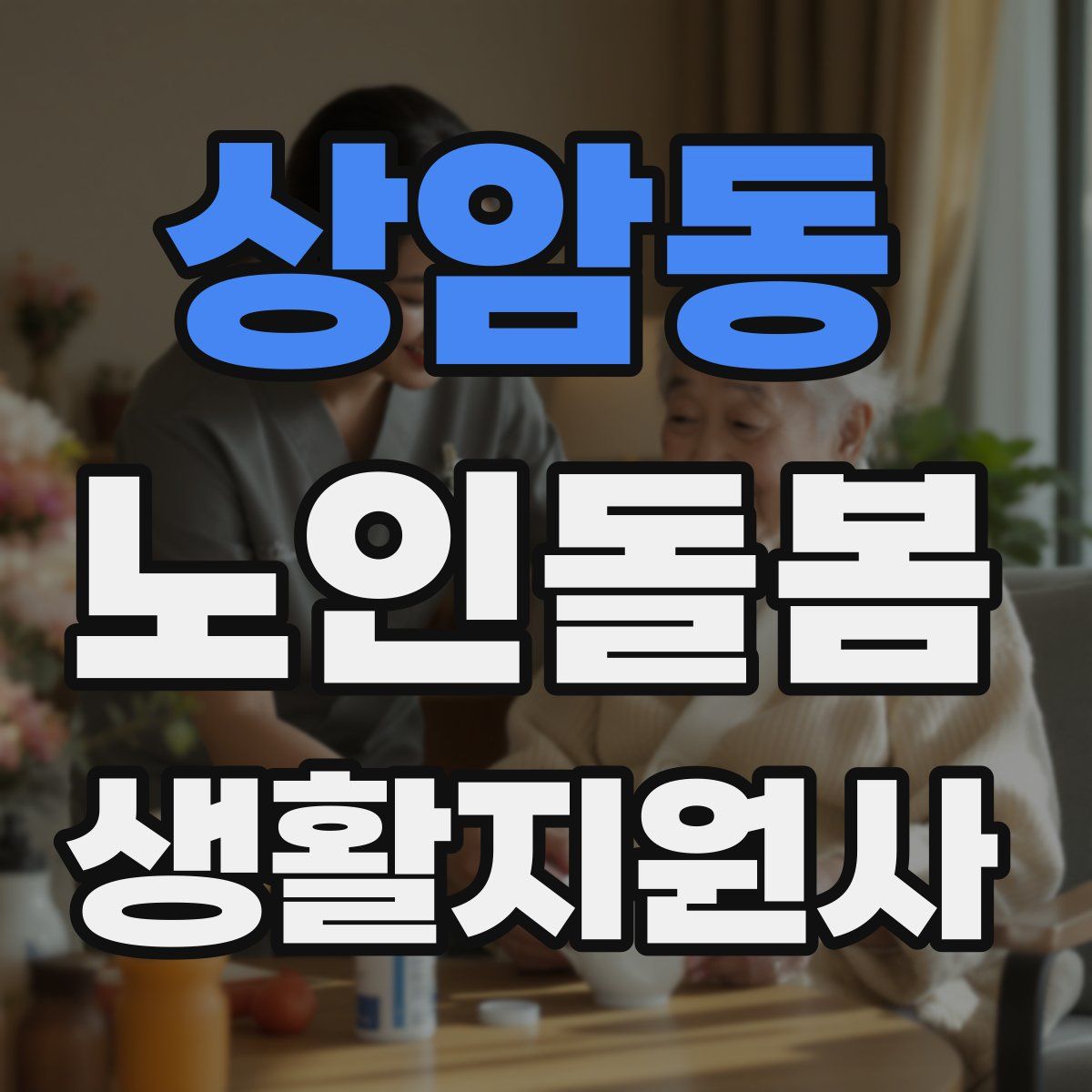 상암동 노인돌봄생활지원사 자격증