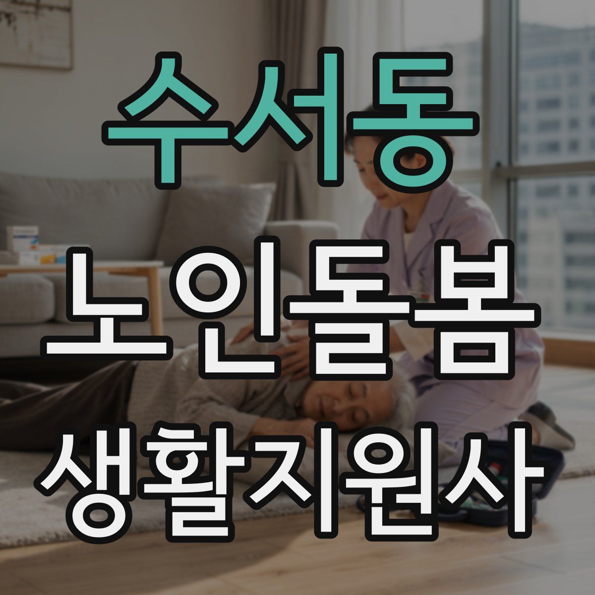 수서동 노인돌봄생활지원사 자격증