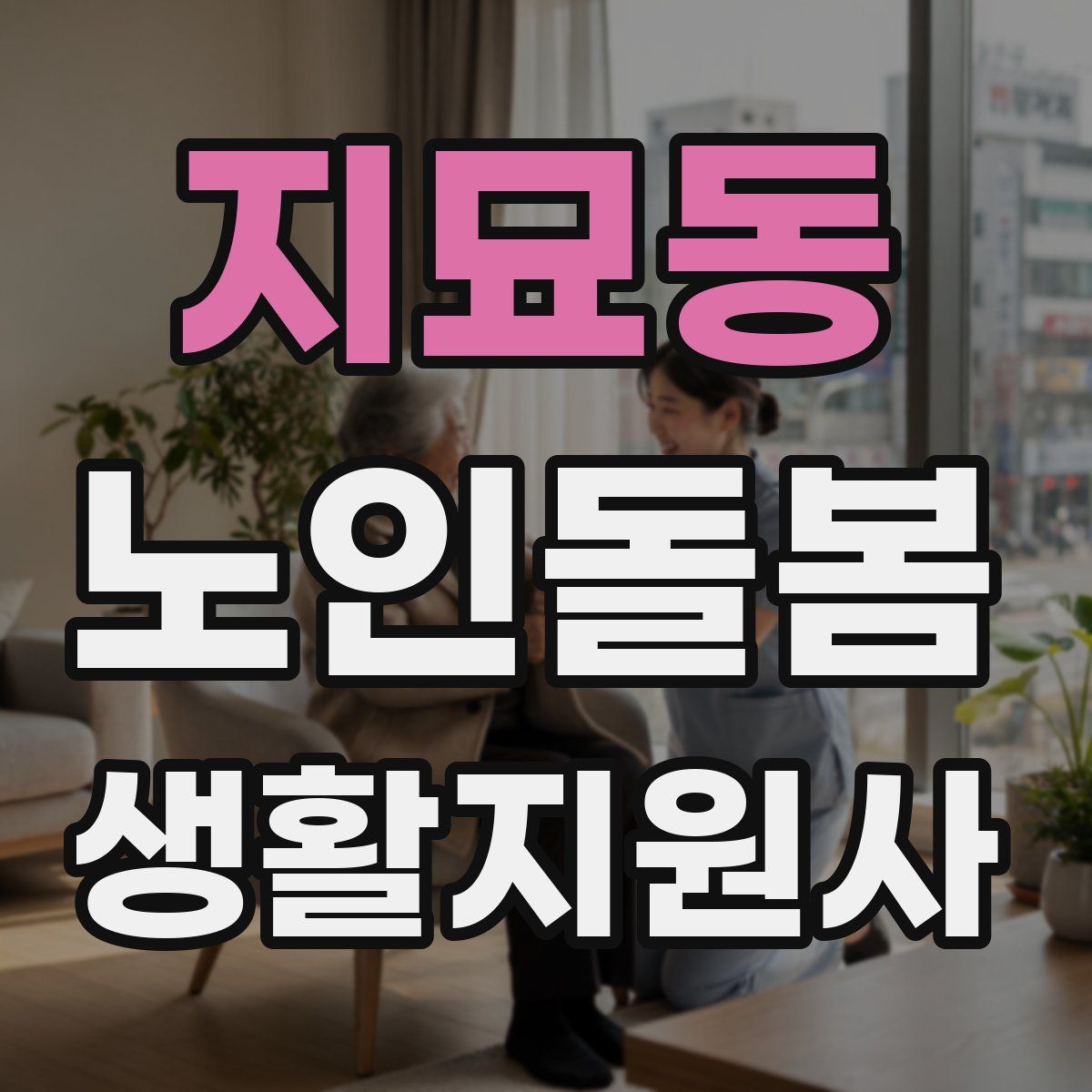 지묘동 노인돌봄생활지원사 자격증