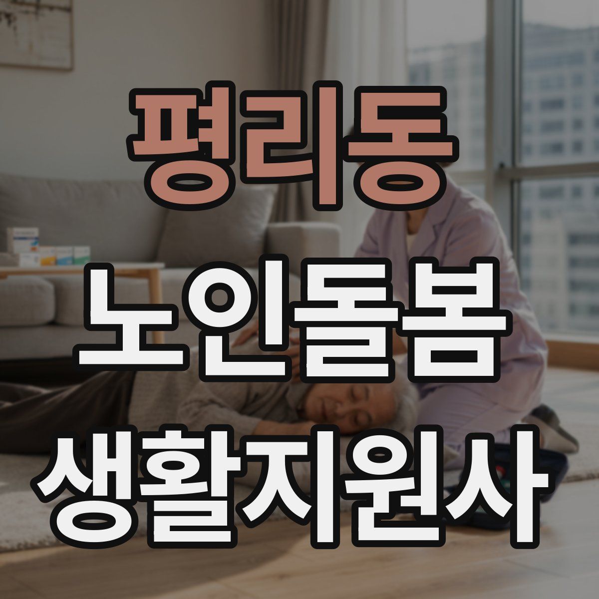 평리동 노인돌봄생활지원사 자격증