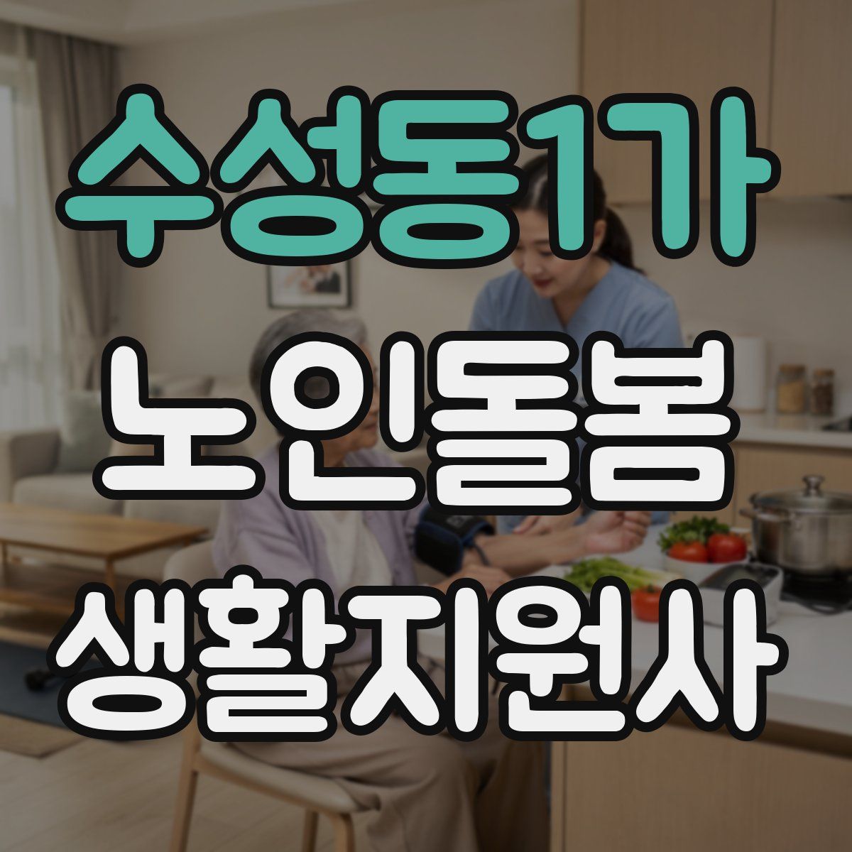 수성동1가 노인돌봄생활지원사 자격증