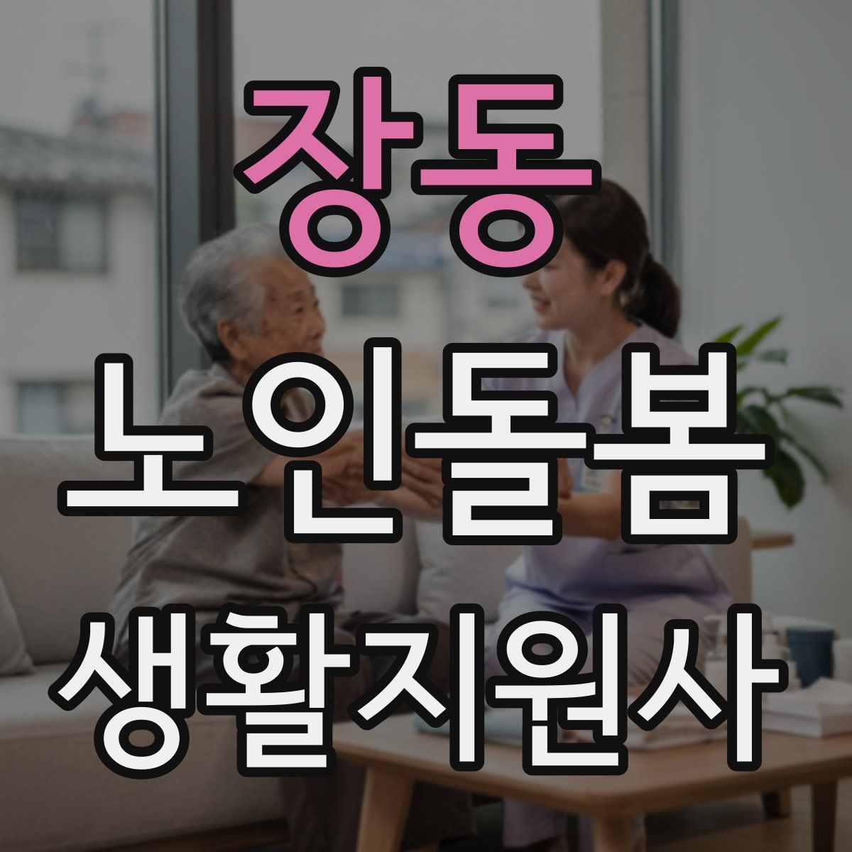 장동 노인돌봄생활지원사 자격증