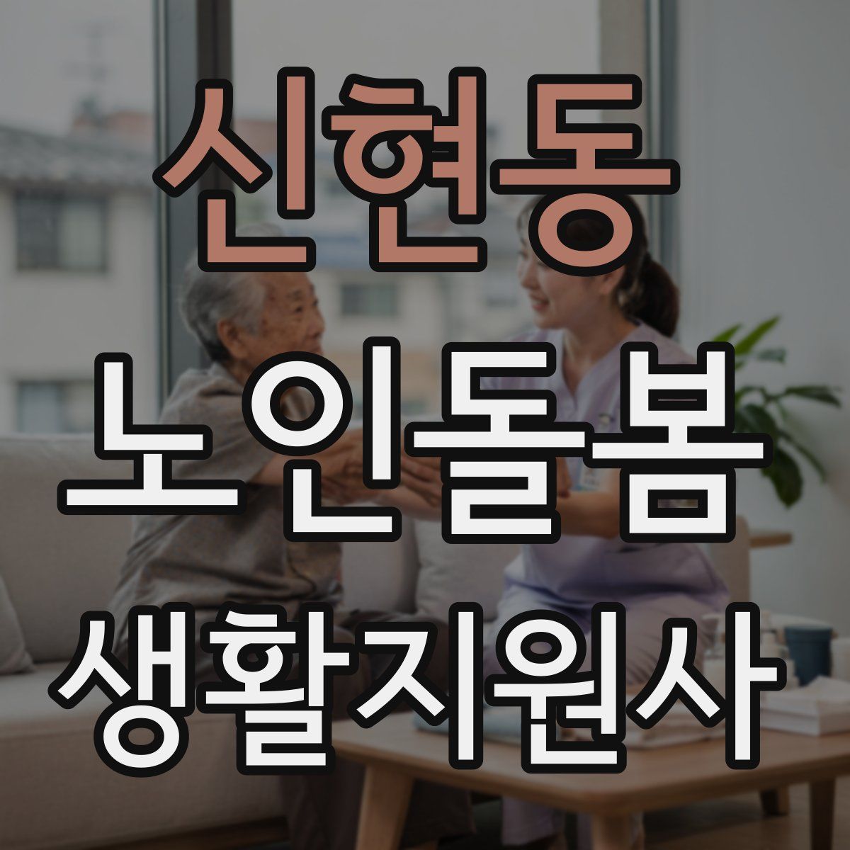 신현동 노인돌봄생활지원사 자격증
